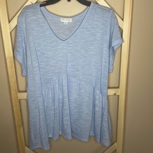 Dusty blue blouse